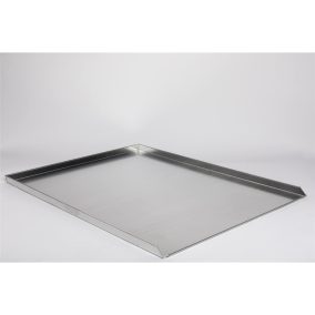   Alumínium tele sütőlemez 60x80 cm, 3 oldalon 90 egy oldalon 35 fokos felhajtással