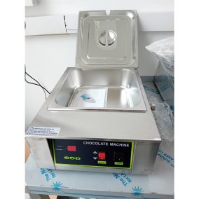   Digitális csokoládé mártó gép, 4 kg csokoládé, rozsdamentes, vízforralós