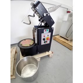   DH-10T Spiráldagasztó gép kivehető csészével, 10 literes, 1 sebesség, liszt kapacitás: 4 kg, 230V
