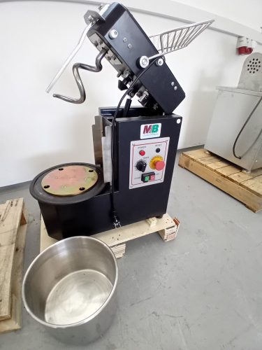 DH-10T Spiráldagasztó gép kivehető csészével, 10 literes, 1 sebesség, liszt kapacitás: 4 kg, 230V