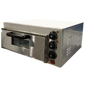 Pizzakemence ECONOMY, 1 aknás, 40x40x12 cm akna, 1,5 kW