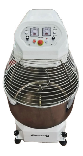 PSM40 spiráldagasztó gép, fix csészével, max. liszt kapacitás: 40 kg, max. tészta kapacitás: 60 kg