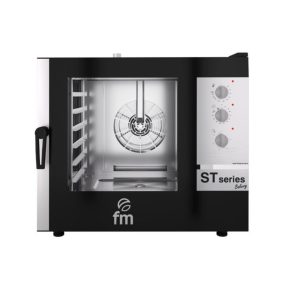   FM INDUSTRIAL STB 606 M hőlégkeveréses kemence, 6 db 40x60 cm-es vagy GN1/1 sütőlemezhez, manuális vezérlés, elektromos, gőzöléssel