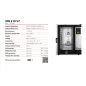 FM INDUSTRIAL STB 610 V7 hőlégkeveréses kemence, 10 db 40x60 cm-es vagy GN1/1 sütőlemezhez, elektromos, gőzöléssel, érintő képernyő