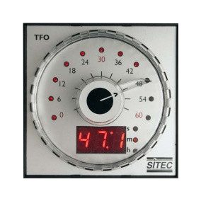   SITEC TFO időkapcsoló sütőkemencéhez, 60 perc, LED, szimpla, DIN72x72, 24VAC, foglalat nélkül