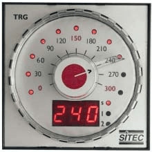 SITEC TRG hőfokszabályzó sütőkemencéhez, 300 Celsius , LED, szimpla, DIN72x72, 24VAC, foglalat nélkül